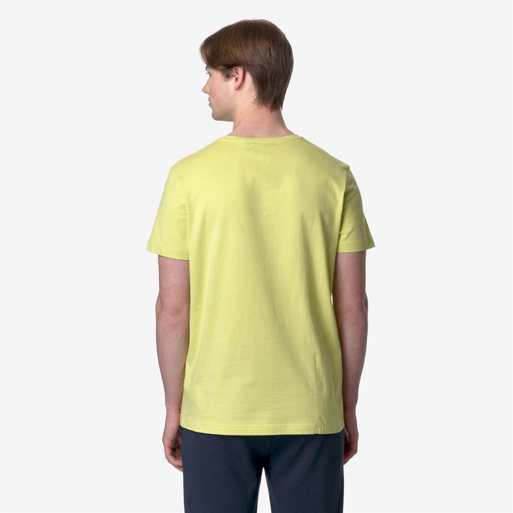T-ShirtsTop Unisex LE VRAI EDOUARD T-Shirt GREEN CELERY Dressed Front Double		