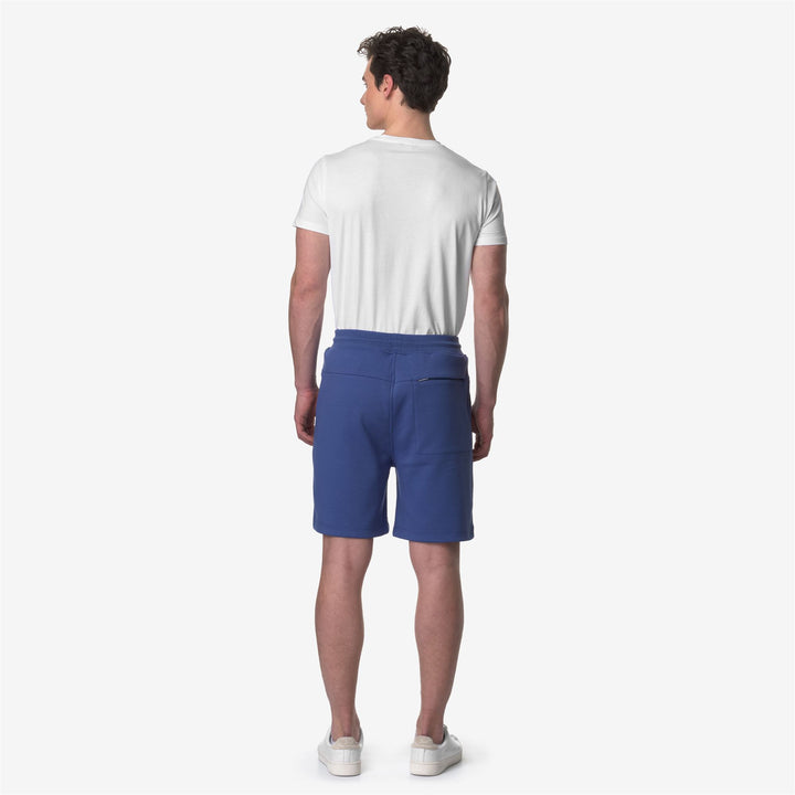 Shorts Man THEOTIME LIGHT SPACER Sport  Shorts BLUE FIORD Dressed Front Double		