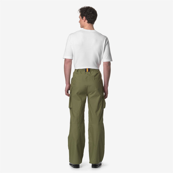 Pants Unisex ED-SHELL Sport Trousers GREEN SPHAGNUM Dressed Front Double		