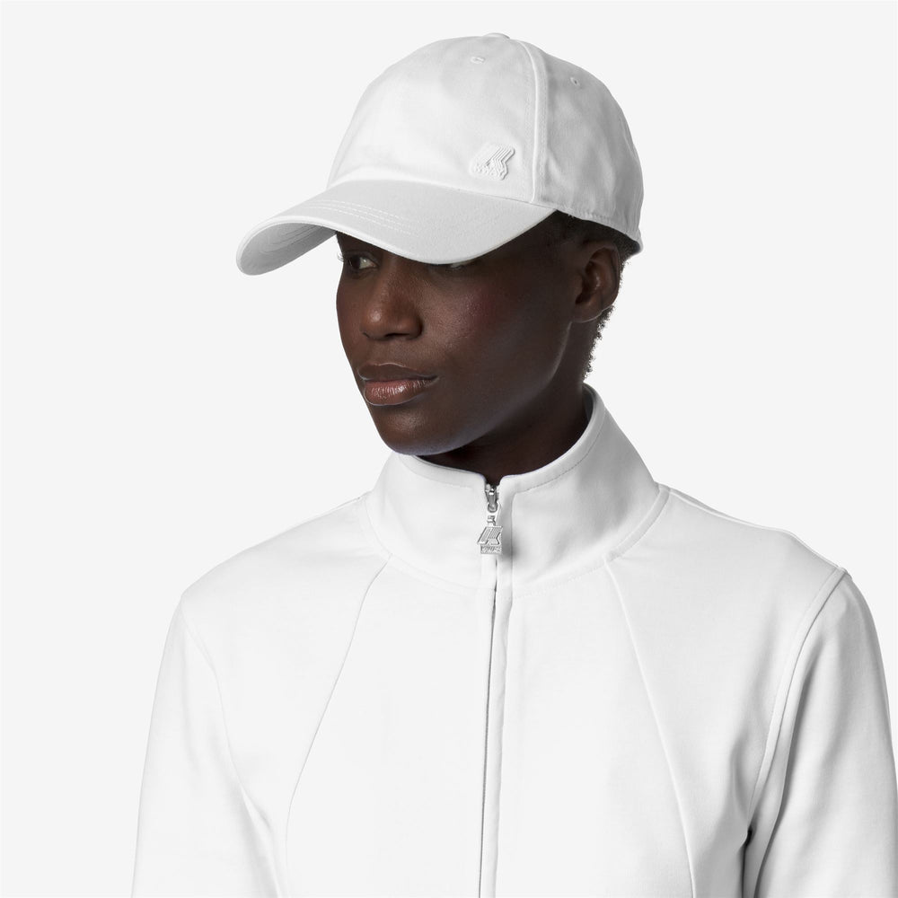 Headwear Unisex ROB Cap WHITE Dressed Back (jpg Rgb)		