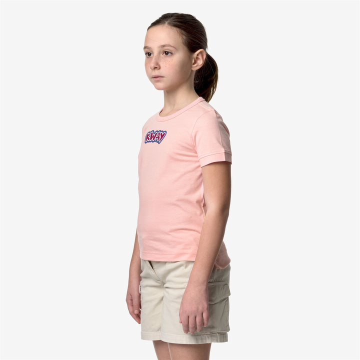 T-ShirtsTop Girl P. EMEL GRAPHIC T-Shirt PINK ASH Detail (jpg Rgb)			