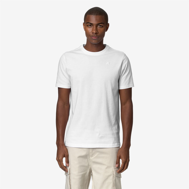 T-ShirtsTop Man ODOM LETITRAIN T-Shirt WHITE Dressed Back (jpg Rgb)		