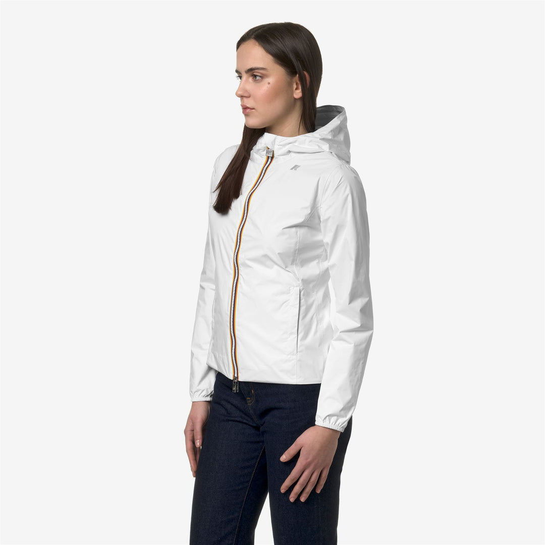 Jackets Woman LILY PLUS.2 DOUBLE Short WHITE-BEIGE Detail (jpg Rgb)			