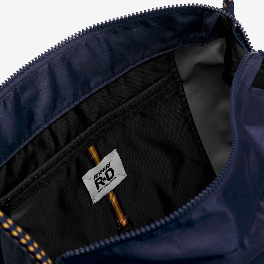 Bags Unisex COLINNE Shoulder Bag BLUE MD COBALT SHANTUNG Dressed Side (jpg Rgb)		