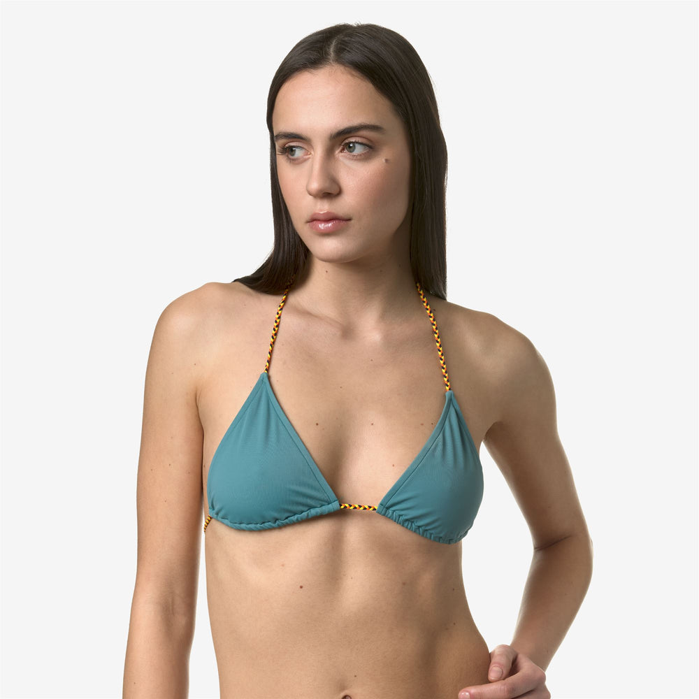 Bathing Suits Woman ETRE Bikini BLUE GREENISH Detail Double				