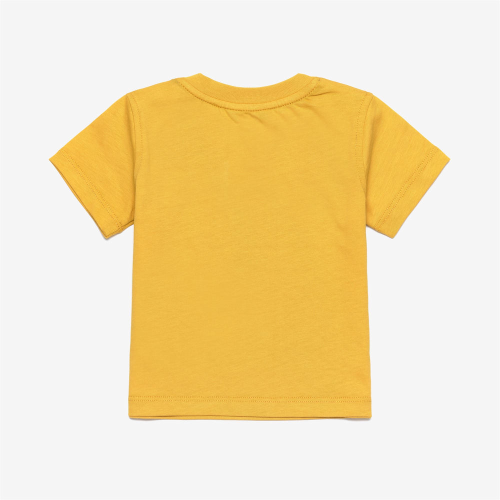 T-ShirtsTop Kid unisex E. PETE K-RAIN T-Shirt YELLOW MIMOSA Dressed Front (jpg Rgb)	