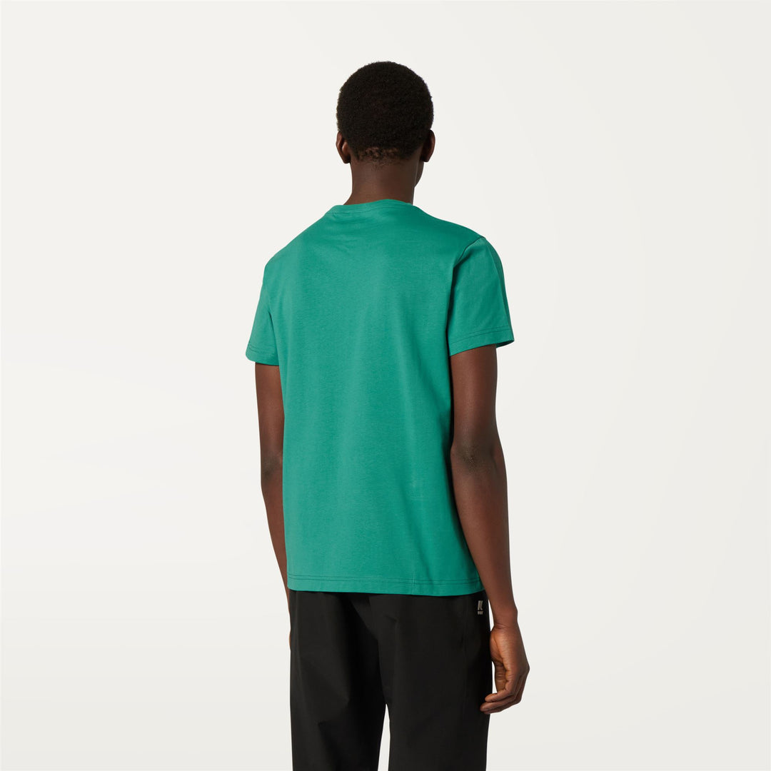 T-ShirtsTop Unisex LE VRAI EDOUARD T-Shirt GREEN Dressed Front Double		