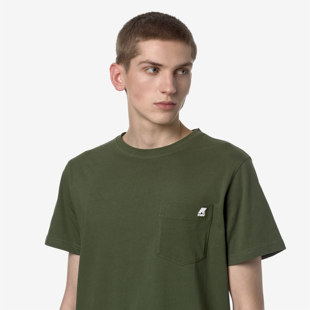 T-ShirtsTop Man Sigur T-Shirt GREEN CYPRESS Detail Double				