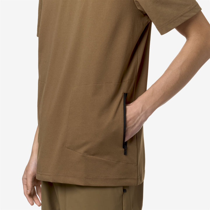 T-ShirtsTop Unisex SERIL TRAVEL T-Shirt BROWN CORDA Detail Double				
