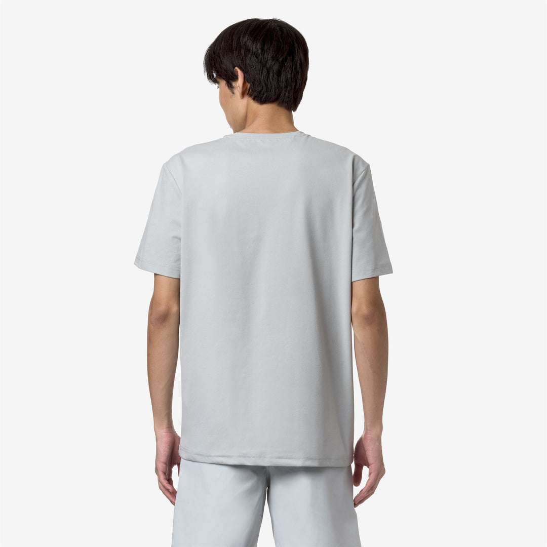 T-ShirtsTop Unisex SERIL TRAVEL T-Shirt GREY LT Dressed Front Double		