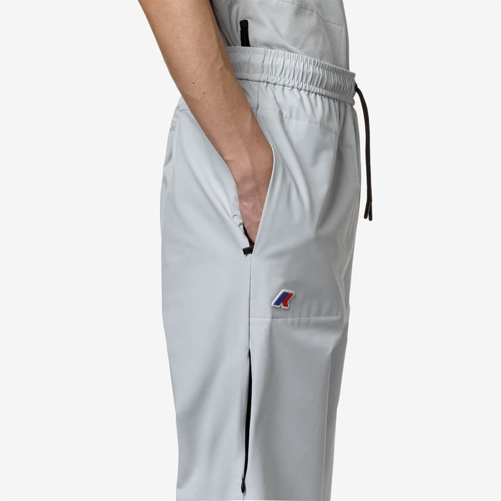 Pants Unisex MED TRAVEL Sport Trousers GREY LT Detail Double				