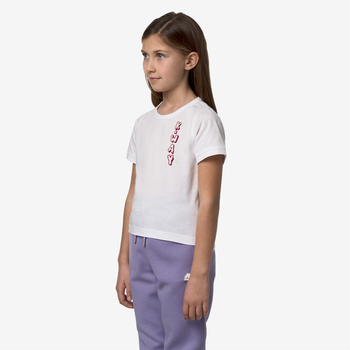 T-ShirtsTop Girl P. EMEL CLOUDY T-Shirt WHITE Detail (jpg Rgb)			