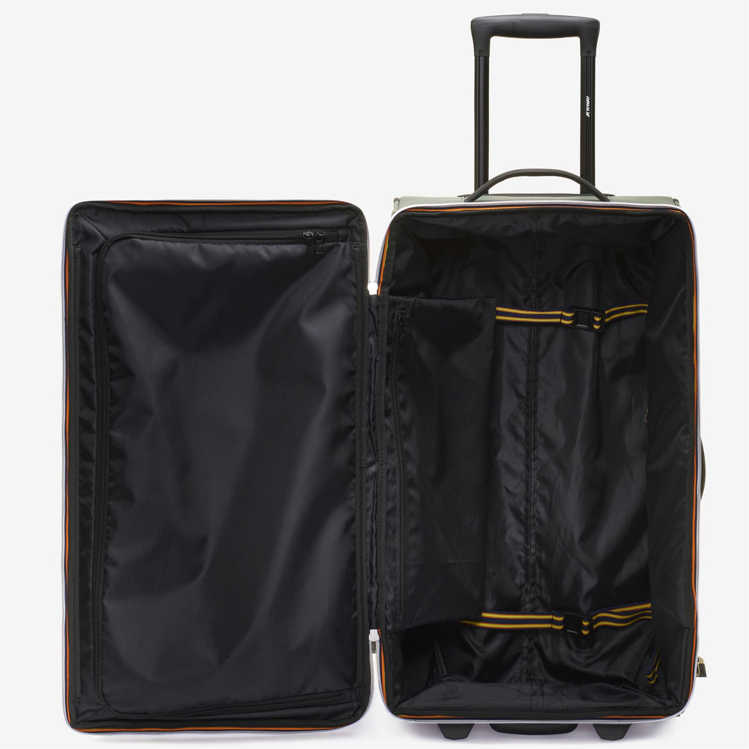 Luggage Bags Unisex BLOSSAC M Trolley GREEN BLACKISH  - BLACK PURE Dressed Side (jpg Rgb)		