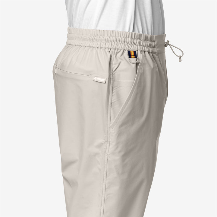 Pants Man REMIS Sport Trousers BEIGE LT Detail Double				