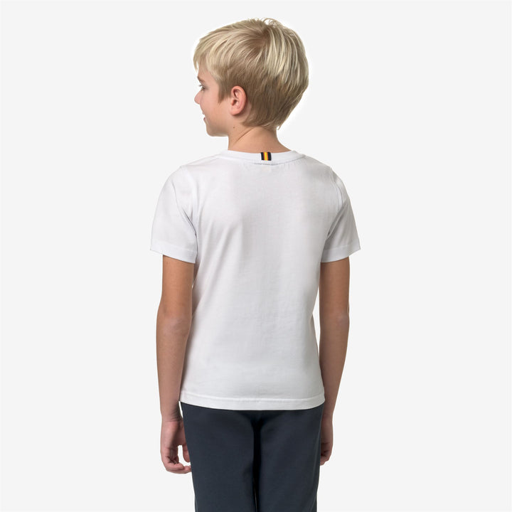 T-ShirtsTop Boy P. ODOM HERITAGE T-Shirt WHITE Dressed Front Double		