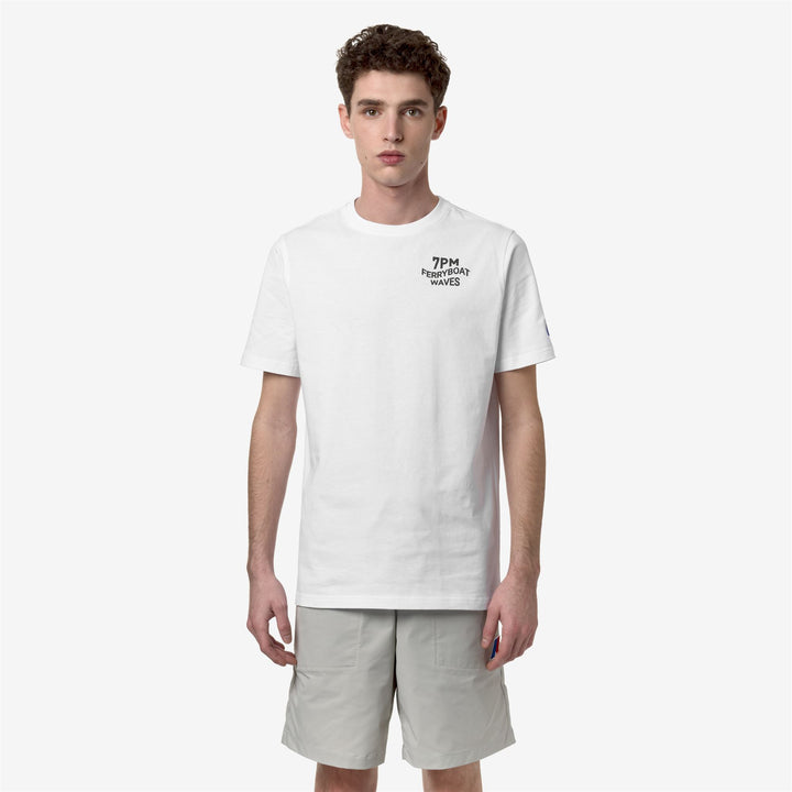 T-ShirtsTop Unisex ODOM LOGO LF T-Shirt WHITE Dressed Back (jpg Rgb)		