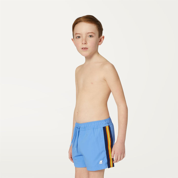 Bathing Suits Boy P. SALT Swimming Trunk BLUE ULTRAMARINE Detail (jpg Rgb)			