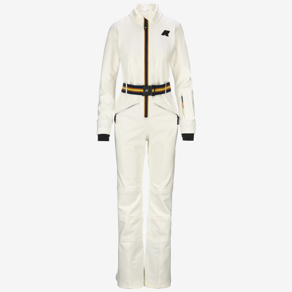Sport Suits Woman LECHERE ICONIC TAPE Coverall Suit WHITE GARDENIA Photo (jpg Rgb)			