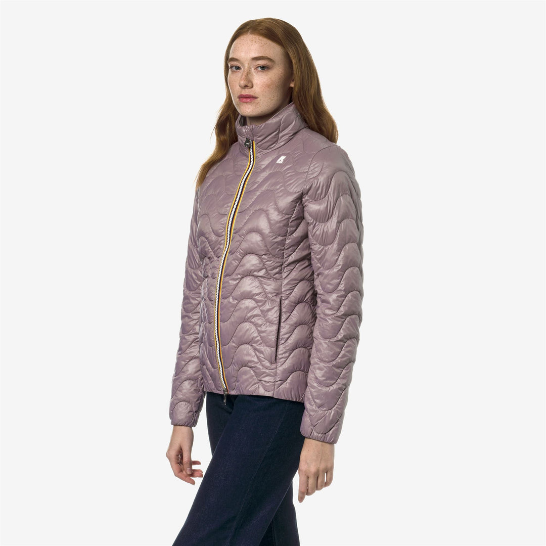 Jackets Woman VIOLETTE QUILTED WARM Short VIOLET DUSTY Detail (jpg Rgb)			