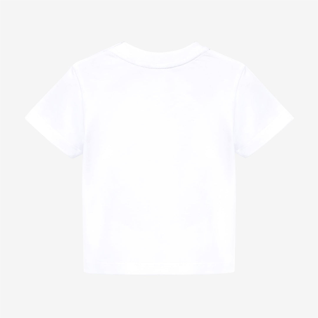 T-ShirtsTop Kid unisex E. PETE T-Shirt WHITE Dressed Back (jpg Rgb)		