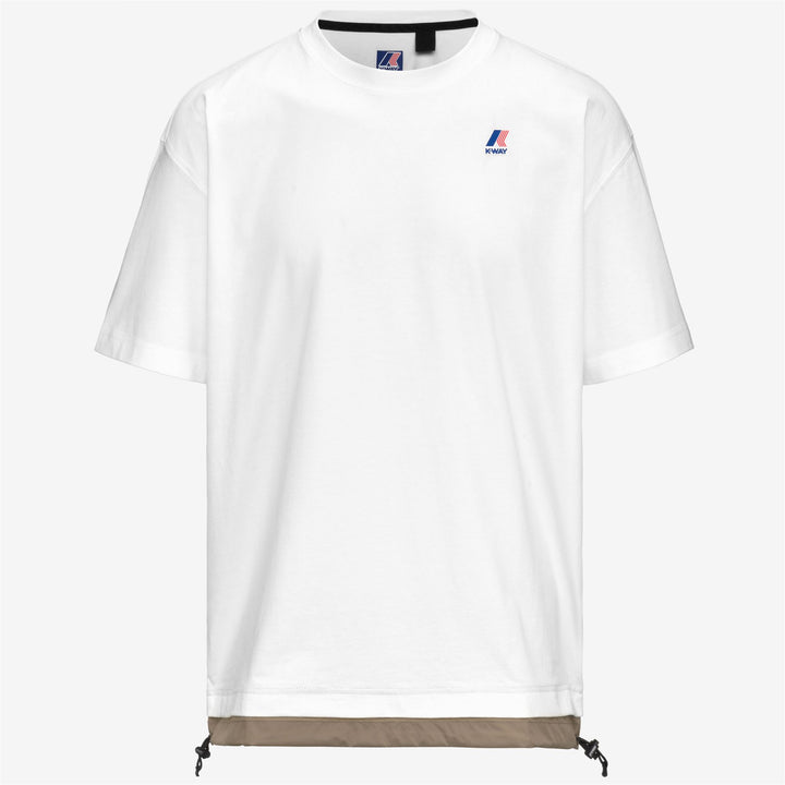 T-ShirtsTop Unisex LE VRAI SERILLE NYLON PC T-Shirt WHITE - BEIGE TAUPE Photo (jpg Rgb)			