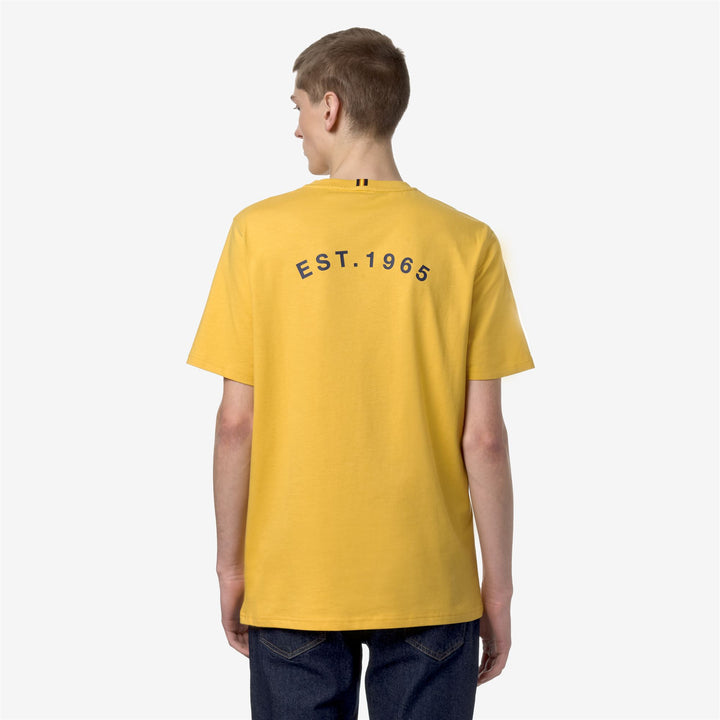 T-ShirtsTop Man ODOM ESTABLISHED T-Shirt YELLOW MIMOSA Dressed Front Double		