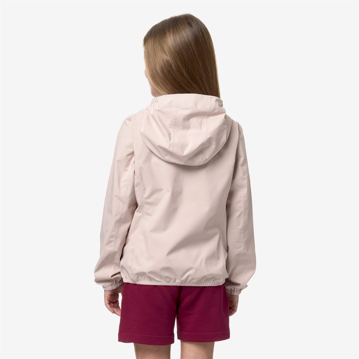 Jackets Girl P. LILY STRETCH DOT Short PINK Dressed Front Double		