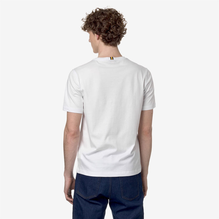 T-ShirtsTop Man ODOM TYPO T-Shirt WHITE Dressed Front Double		