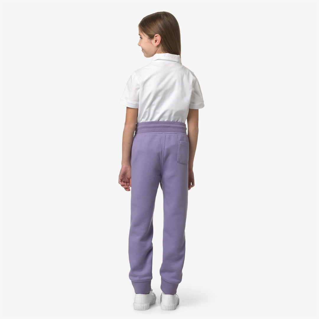 Pants Boy P. MICK LIGHT SPACER Sport Trousers VIOLET GLICINE Dressed Front Double		