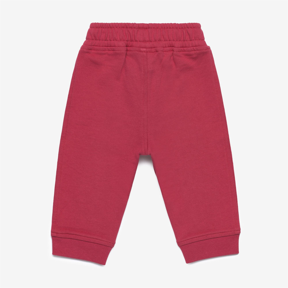 Pants Kid unisex E. MICK FLEECE Sport Trousers DK PINK Dressed Front (jpg Rgb)	