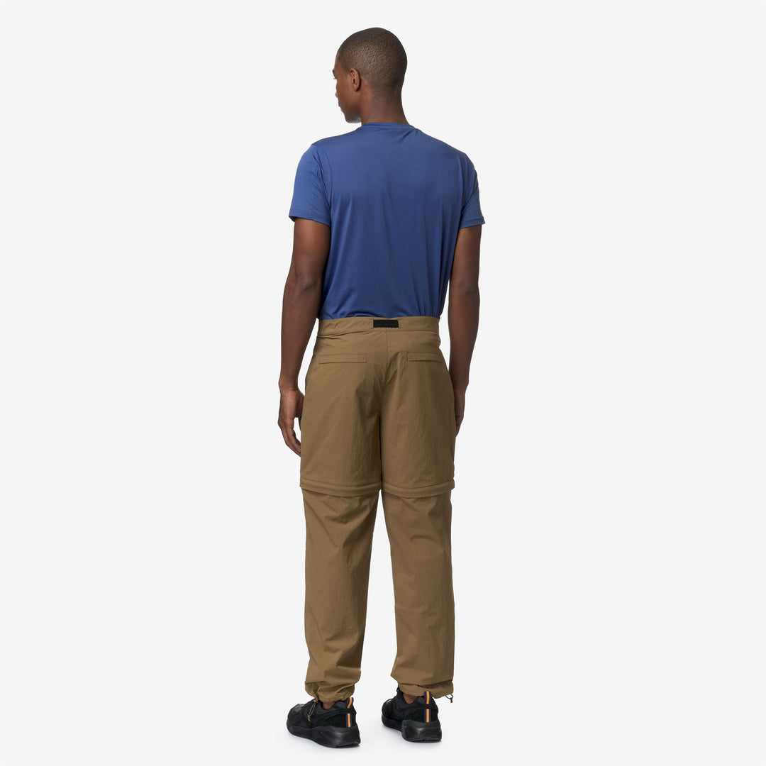 Pants Man SEPAUX Cargo BROWN CORDA Dressed Front Double		