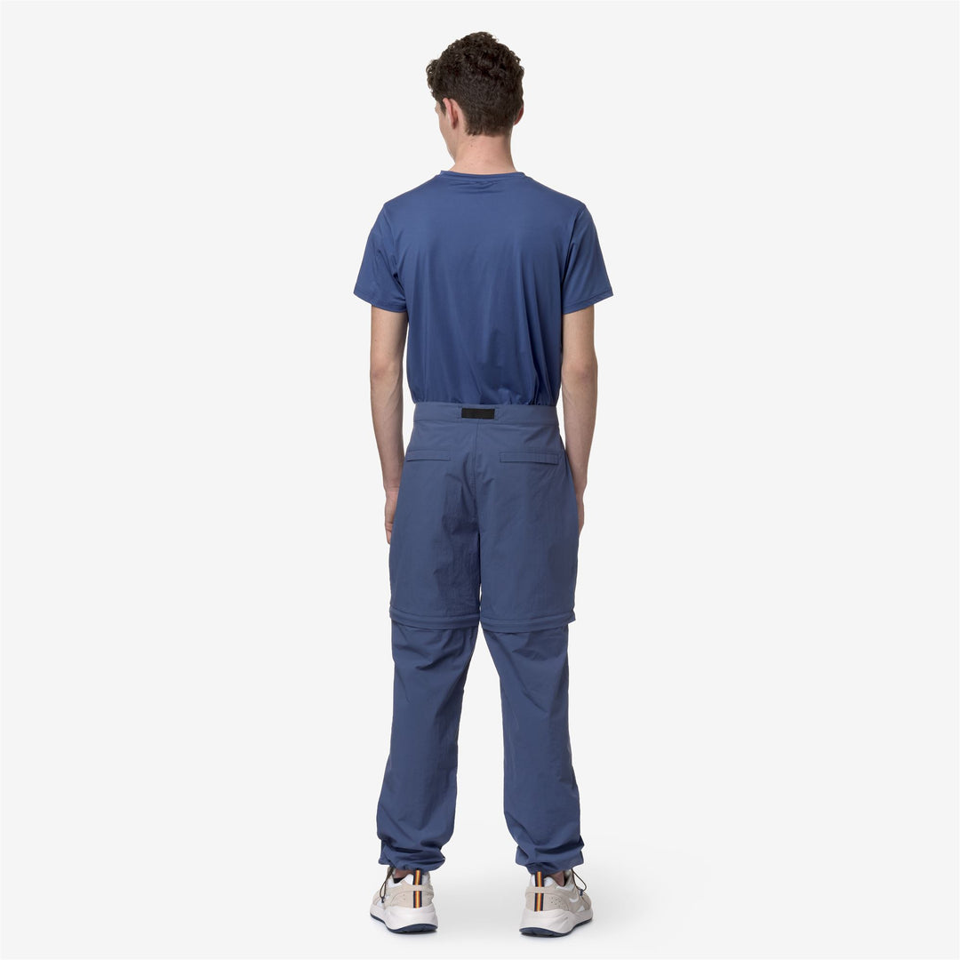 Pants Man SEPAUX Cargo BLUE FIORD Dressed Front Double		