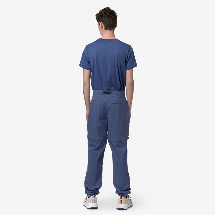 Pants Man SEPAUX Cargo BLUE FIORD Dressed Front Double		