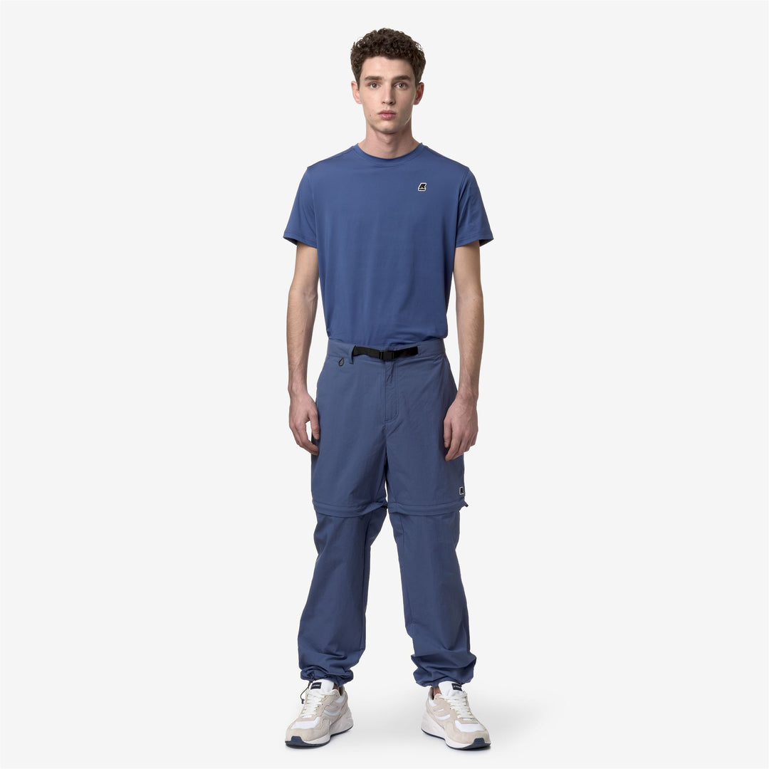 Pants Man SEPAUX Cargo BLUE FIORD Dressed Back (jpg Rgb)		