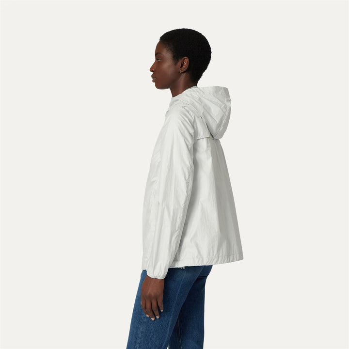 Jackets Woman MARGUERITE IRIDESCENT METAL NY Mid WHITE Detail (jpg Rgb)			