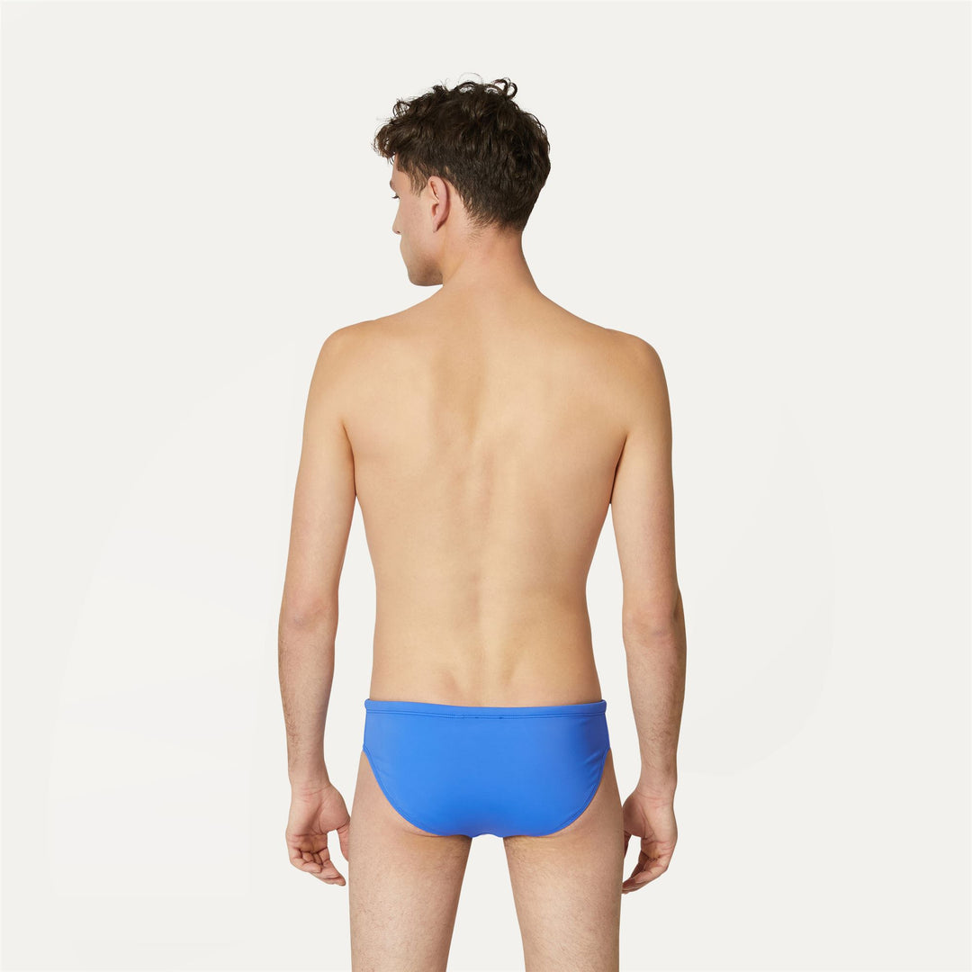 Bathing Suits Man Omer Olympic Brief BLUE ULTRAMARINE Dressed Front Double		