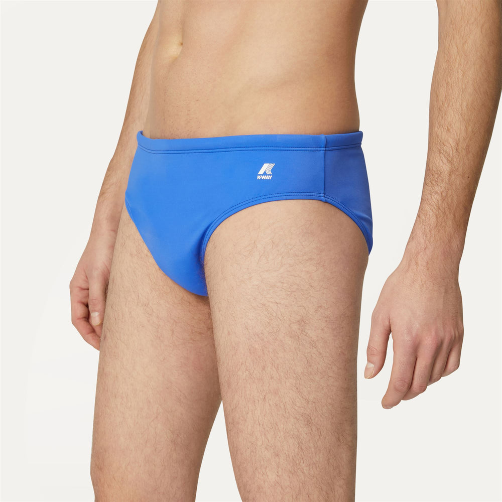 Bathing Suits Man Omer Olympic Brief BLUE ULTRAMARINE Detail Double				