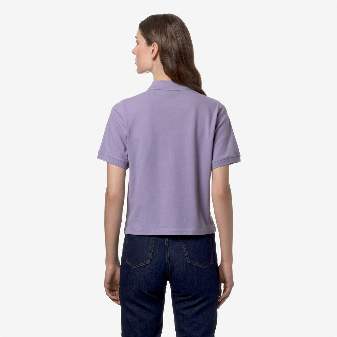 Polo Shirts Woman LISELLE Polo VIOLET GLICINE Dressed Front Double		