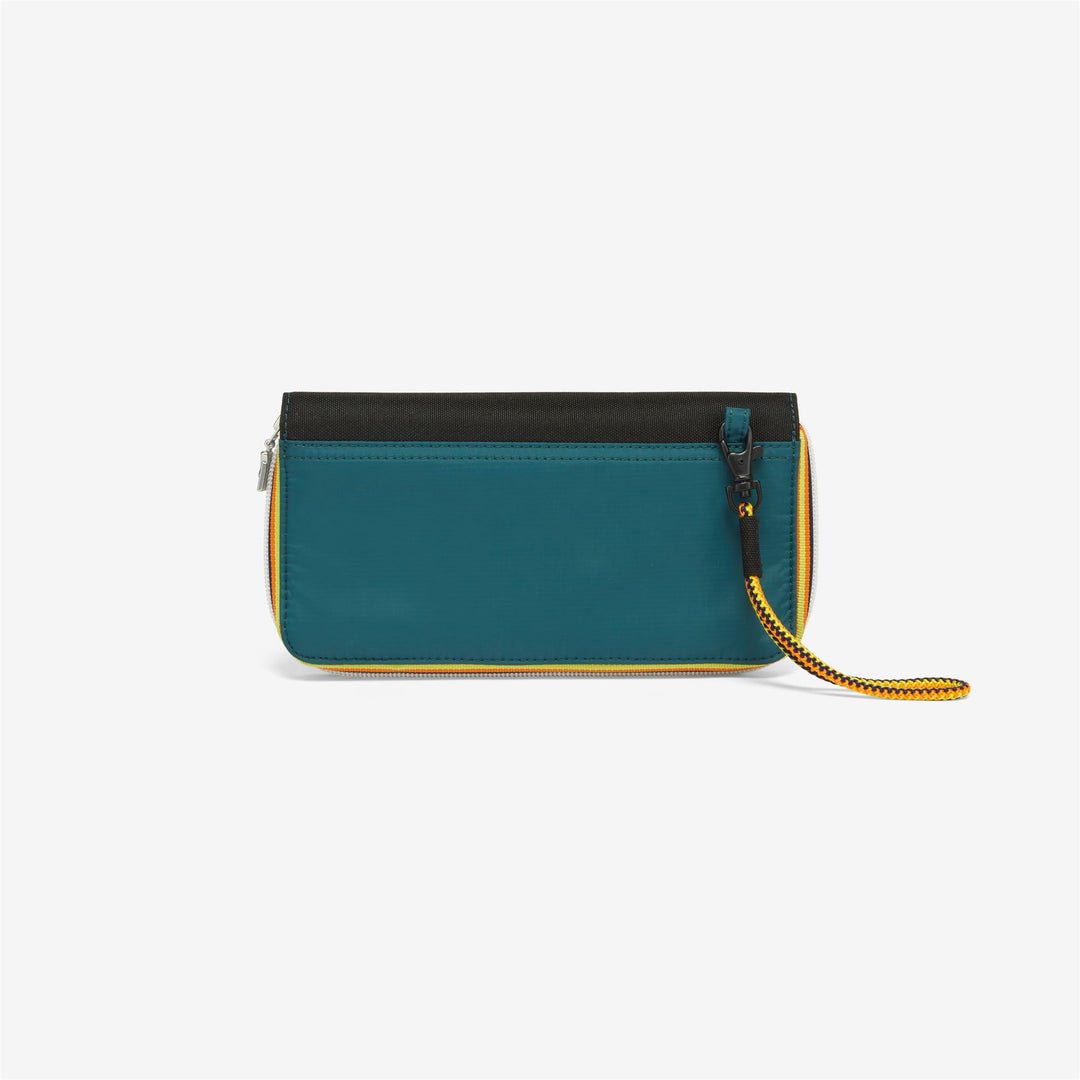 Small Accessories Unisex FLUY Wallet GREEN PETROL Dressed Front (jpg Rgb)	