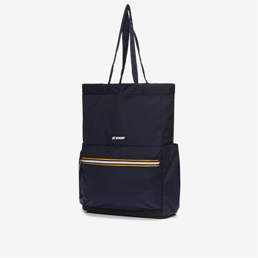 Bags Unisex BLANDY TOTE BAG BLUE DEPTH Dressed Front (jpg Rgb)	
