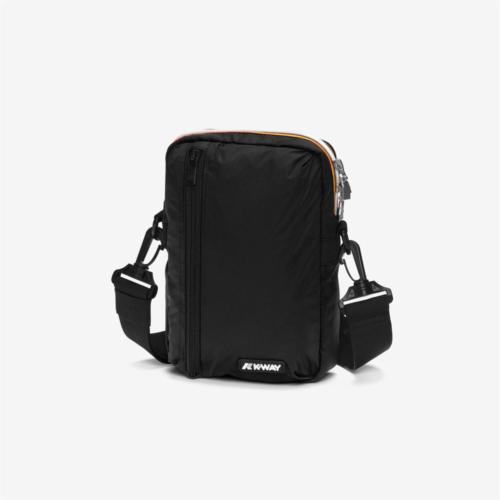 Bags Unisex BARBITON Shoulder Bag BLACK PURE Dressed Front (jpg Rgb)	