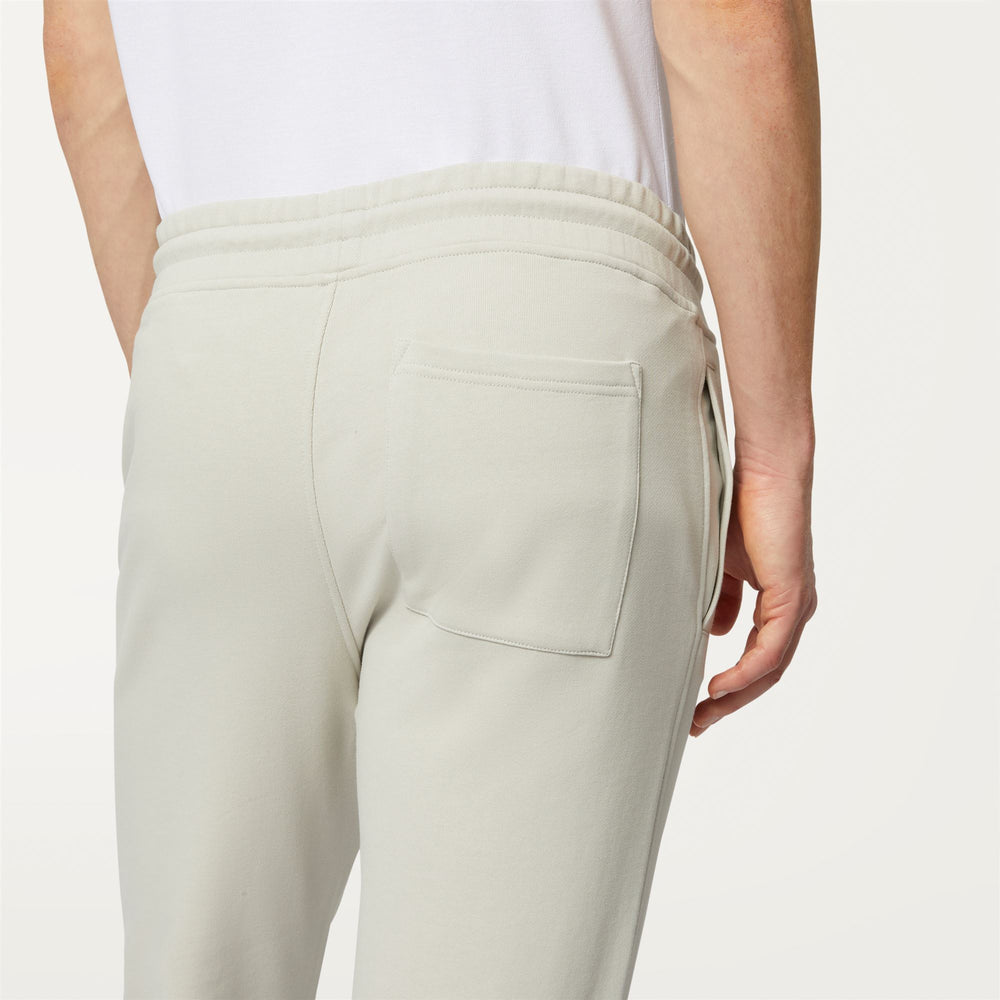Pants Man Mick Sport Trousers BEIGE LT Detail Double				