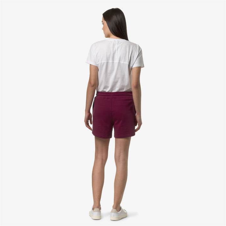 Shorts Woman RIKA Sport  Shorts RED DK Dressed Front Double		