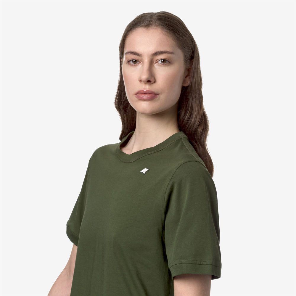 T-ShirtsTop Woman AMELINE T-Shirt GREEN CYPRESS Detail Double				