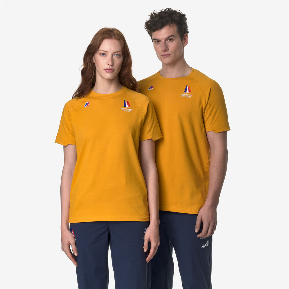 T-ShirtsTop Unisex PAROT ORIENT EXPRESS AC T-Shirt YELLOW SUNFLOWER Detail Double				