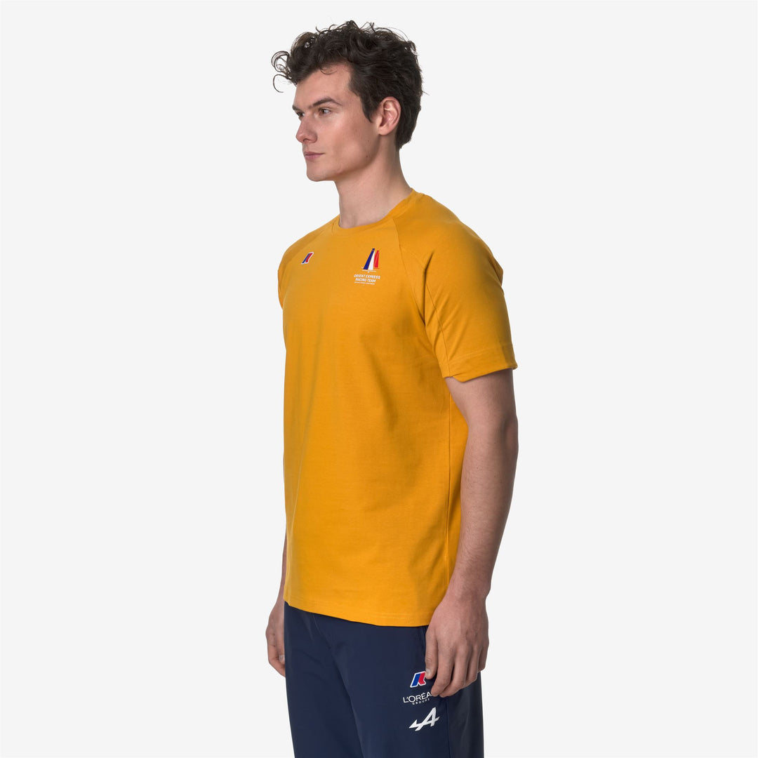 T-ShirtsTop Unisex PAROT ORIENT EXPRESS AC T-Shirt YELLOW SUNFLOWER Detail (jpg Rgb)			