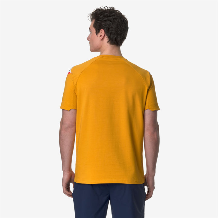 T-ShirtsTop Unisex ABUROT ORIENT EXPRESS AC T-Shirt YELLOW SUNFLOWER Dressed Front Double		