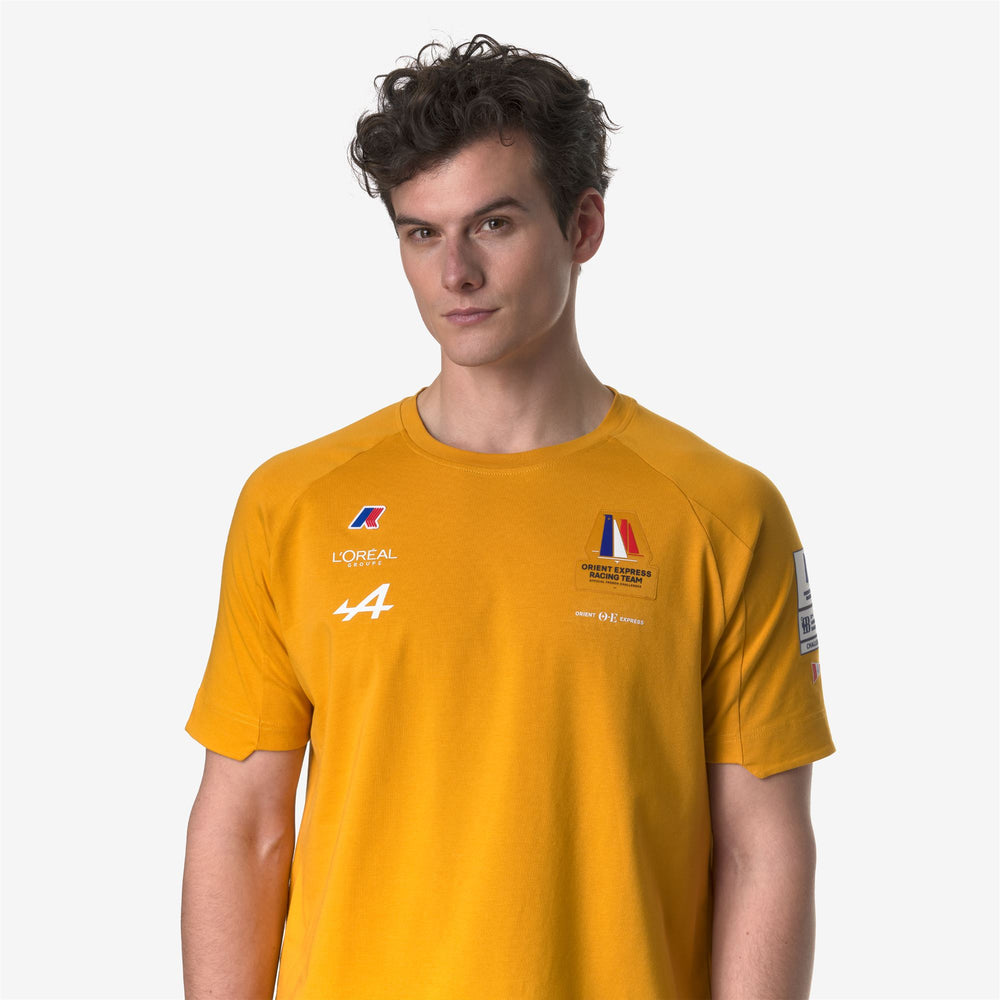 T-ShirtsTop Unisex PALULEL ORIENT EXPRESS TEAM AC T-Shirt YELLOW SUNFLOWER Detail Double				