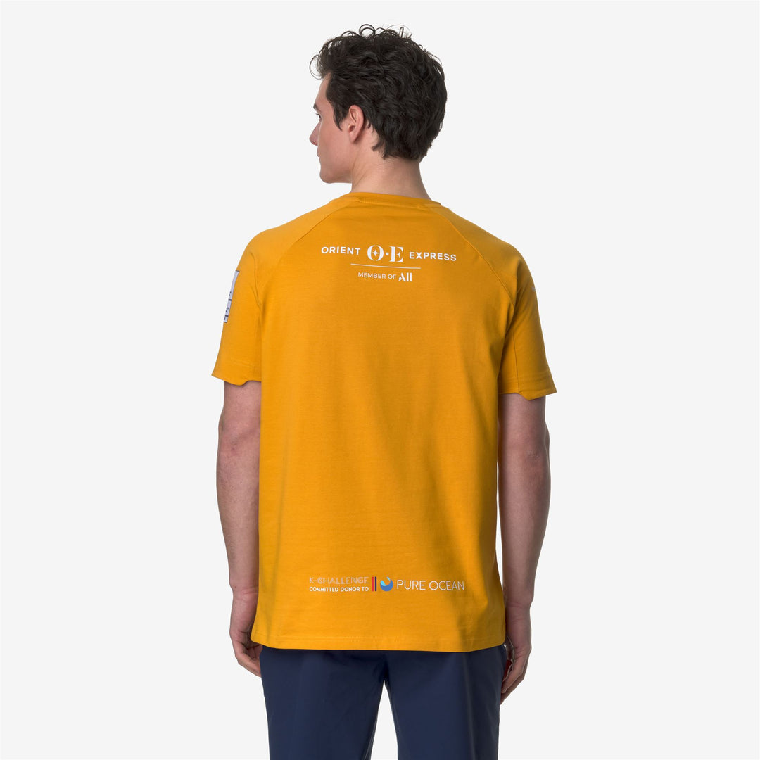 T-ShirtsTop Unisex PALULEL ORIENT EXPRESS TEAM AC T-Shirt YELLOW SUNFLOWER Dressed Front Double		