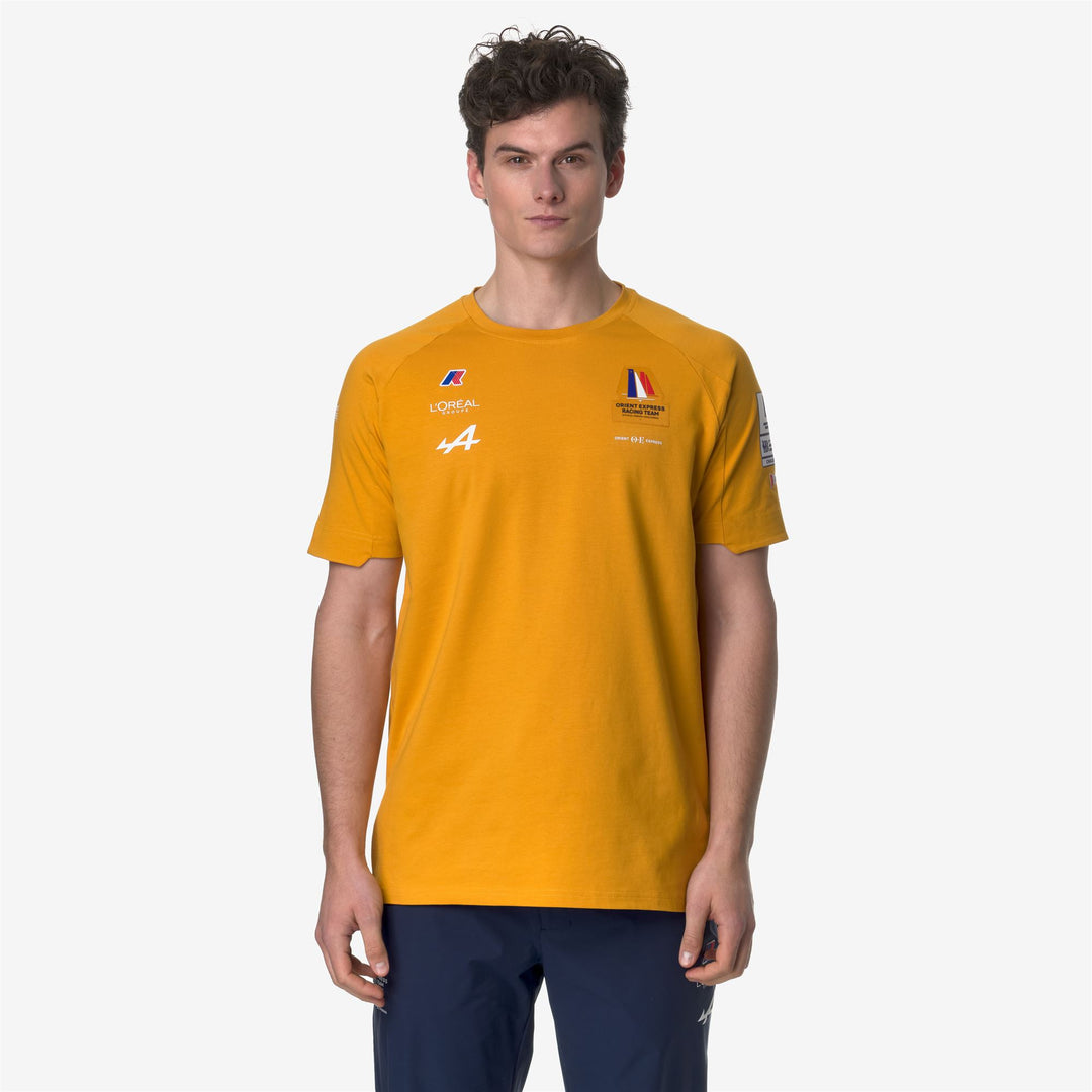 T-ShirtsTop Unisex PALULEL ORIENT EXPRESS TEAM AC T-Shirt YELLOW SUNFLOWER Dressed Back (jpg Rgb)		